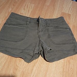 Gray Women's Cargo Shorts